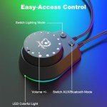 SOULION C30 Bluetooth Desktop Speakers with LED Lighting