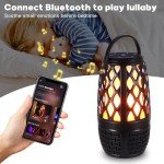 Bluetooth Waterproof Outdoor Speakers with LED Flame