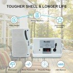 Herdio Waterproof Outdoor Bluetooth Speakers - White Pair