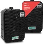 Pyle Weatherproof Outdoor 6.5" Wall Speakers Pair