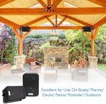 Pyle Weatherproof Outdoor 6.5" Wall Speakers Pair