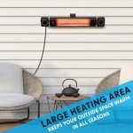 Dellonda 2000W Infrared Patio Heater with Speakers