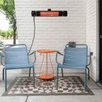 Dellonda 2000W Infrared Patio Heater with Speakers