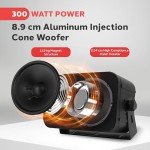 Pyle Waterproof Outdoor Speaker System - Black Pair