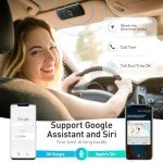 Bluetooth Car Speakerphone with Siri & Google Assistant