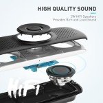 Bluetooth Car Speakerphone with Siri & Google Assistant