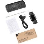 Portable Bluetooth Speaker with Enhanced Bass and Mic