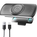 Bluetooth Hands-Free Car Speaker Kit with Siri/Google Support