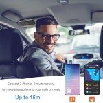 Bluetooth Hands-Free Car Speaker Kit with Siri/Google Support