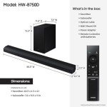 Samsung B750D 5.1ch Soundbar with Built-in Subwoofer