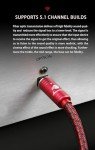 BOAACOUSTIC HiFi Toslink Digital Audio Cable 1m