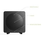 Kanto SUB8 8-Inch Powered Subwoofer - Matte Black