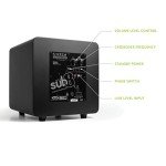 Kanto SUB8 8-Inch Powered Subwoofer - Matte Black