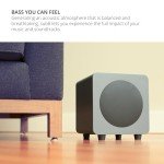 Kanto SUB8 8-Inch Powered Subwoofer - Matte Black