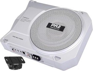 Pyle 25cm Slim Amplified Car Subwoofer System