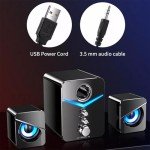ZYMY USB Powered PC Speakers with Subwoofer