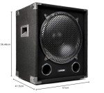15-Inch Passive DJ Subwoofer with Deep Bass