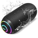 RIENOK 40W Waterproof Bluetooth Speaker with RGB Light