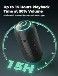 RIENOK 40W Waterproof Bluetooth Speaker with RGB Light