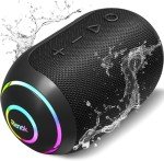 Waterproof Bluetooth Speaker with 10-Hour Playtime