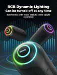 RIENOK 40W Waterproof Bluetooth Speaker with RGB Light