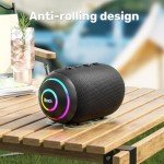 Waterproof Bluetooth Speaker with 10-Hour Playtime