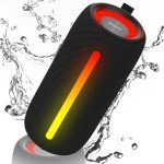 Oraolo Bluetooth Speaker with LED Light & Waterproof