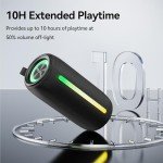 Oraolo Bluetooth Speaker with LED Light & Waterproof