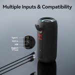 Oraolo Bluetooth Speaker with LED Light & Waterproof
