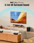 Hiwill 5.1CH Dolby Atmos Soundbar with Subwoofer