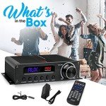 Pyle 100W Wireless Bluetooth Home Audio Amplifier