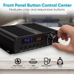 Pyle 100W Wireless Bluetooth Home Audio Amplifier