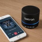 Betron KBS08 Wireless Mini Bluetooth Speaker - Black