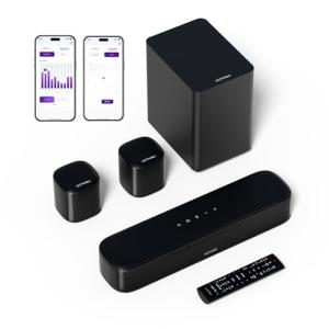 ULTIMEA 5.1ch Sound Bar and Surround Speakers