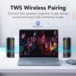 Taopodo 30W Waterproof Bluetooth Speaker with Lights