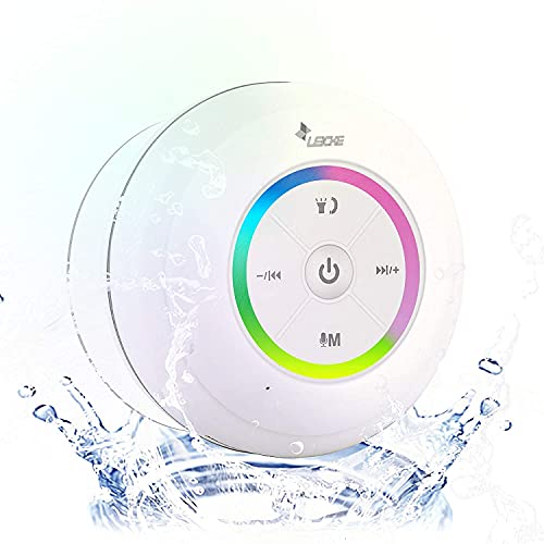 Waterproof Bluetooth Shower Speaker with Voice Control