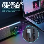 HPYLIF·H USB PC Gaming Speakers for Desktop