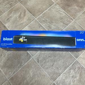 onn. 2.0 LED Soundbar with 2 Speakers, 20"