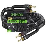GearIT Hi-Fi Speaker Wire with Banana Plugs