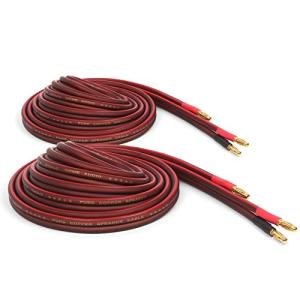 Micca 14AWG Pure Copper Speaker Wire with Plugs