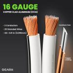 GearIT 2x1.5mm Speaker Wire Audio Cable - 100ft