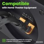 GearIT Hi-Fi Speaker Wire with Banana Plugs