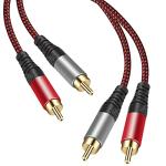 3M RCA Stereo Subwoofer Audio Cable - Nylon Braided