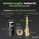 GearIT Hi-Fi Speaker Wire with Banana Plugs
