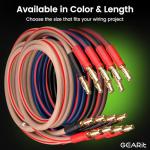 14 AWG Speaker Cable with Banana Plugs - 3 Ft