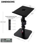 Adjustable Desktop Speaker Stands for Any Desk