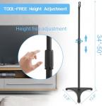 Adjustable Height Speaker Stands for Bookshelf Speakers