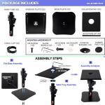 Adjustable Desktop Speaker Stands for Any Desk