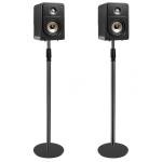 Adjustable Speaker Stands, Set of 2, Black