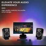 Desktop Speaker Stands with Anti-Vibration Wedge